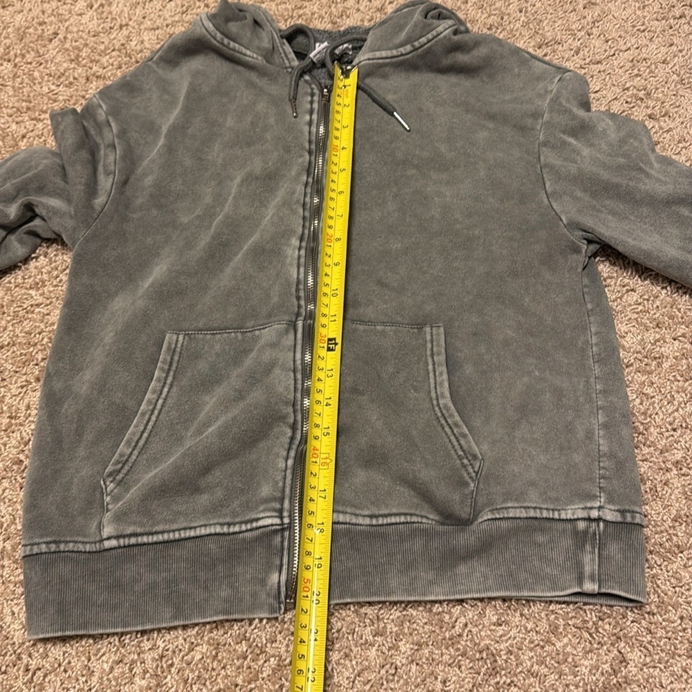 Women’s Offline by Aerie Zip Up Hoodie Green/Gray Size Small - Picture 4 of 5